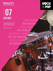 Trinity College London Rock & Pop 2018 Drums Grade 7 hind ja info | Kunstiraamatud | kaup24.ee