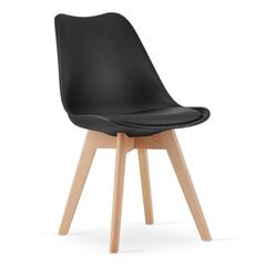 3-tooli komplekt Mark, must hind ja info | Söögilaua toolid, köögitoolid | kaup24.ee
