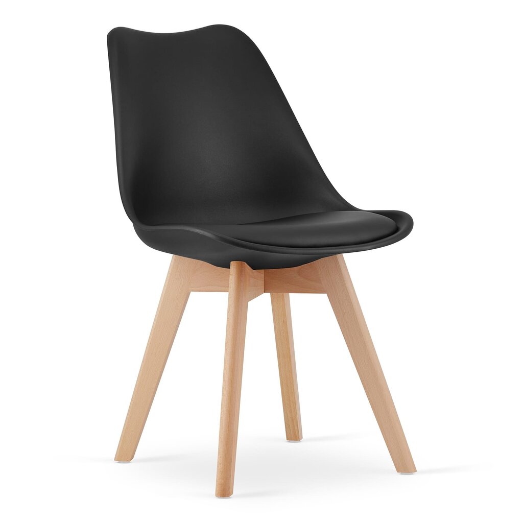 3-tooli komplekt Mark, must цена и информация | Söögitoolid, baaritoolid | kaup24.ee