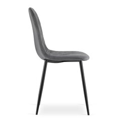 2-tooli komplekt Asti, hall hind ja info | Söögilaua toolid, köögitoolid | kaup24.ee