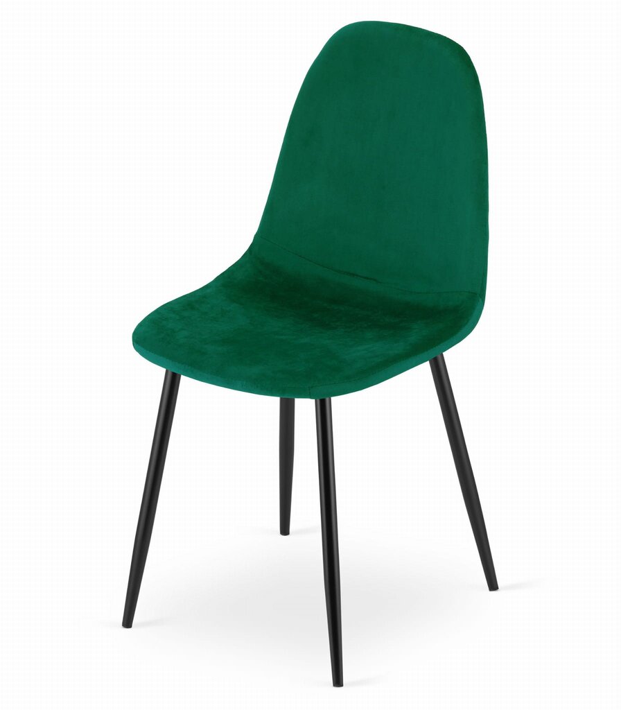 3-tooli komplekt Como, roheline цена и информация | Söögitoolid, baaritoolid | kaup24.ee