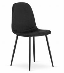 2-tooli komplekt Como, must hind ja info | Söögilaua toolid, köögitoolid | kaup24.ee