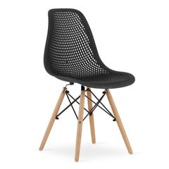 2-tooli komplekt Maro, must hind ja info | Söögilaua toolid, köögitoolid | kaup24.ee