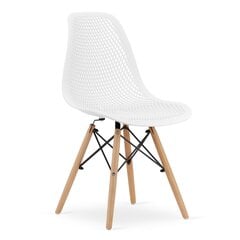 Комплект из 2 стульев Maro, белый цена и информация | Стулья для кухни и столовой | kaup24.ee