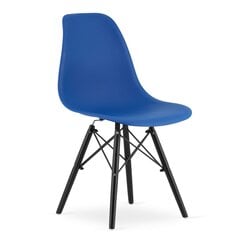 2-tooli komplekt Osaka, sinine/must hind ja info | Söögilaua toolid, köögitoolid | kaup24.ee