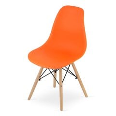 2-tooli komplekt Osaka, oranž/pruun hind ja info | Söögilaua toolid, köögitoolid | kaup24.ee