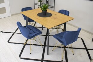 3-tooli komplekt Nest, sinine hind ja info | Söögitoolid, baaritoolid | kaup24.ee