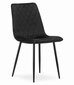 2-tooli komplekt Turin, must hind ja info | Söögilaua toolid, köögitoolid | kaup24.ee
