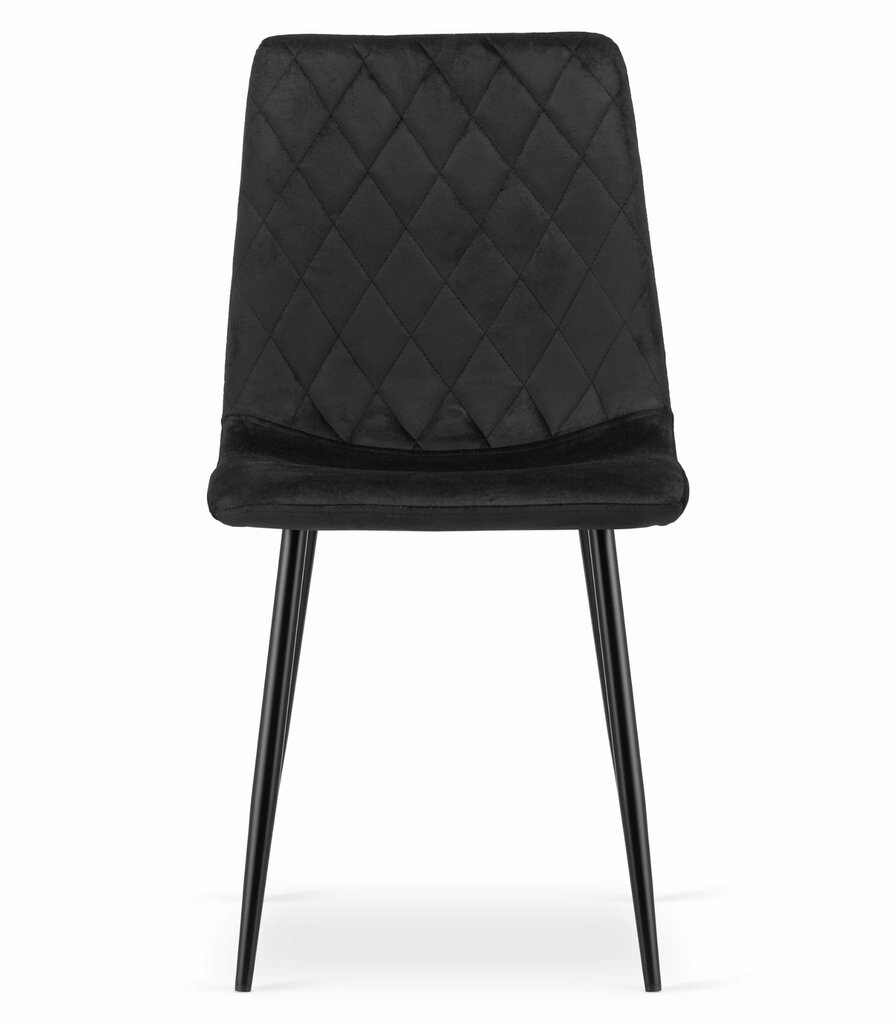 2-tooli komplekt Turin, must hind ja info | Söögilaua toolid, köögitoolid | kaup24.ee