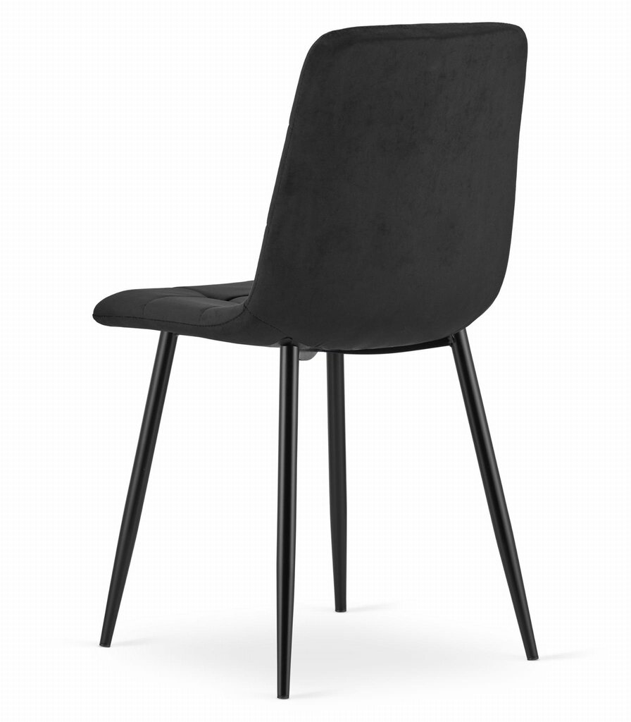 2-tooli komplekt Kara, must цена и информация | Söögitoolid, baaritoolid | kaup24.ee