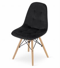 3-tooli komplekt Dumo, must hind ja info | Söögilaua toolid, köögitoolid | kaup24.ee