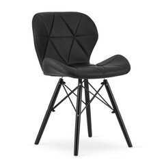 2-tooli komplekt Lago, must hind ja info | Söögilaua toolid, köögitoolid | kaup24.ee