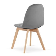Набор из 2 стульев Bora, серый цвет цена и информация | Стулья для кухни и столовой | kaup24.ee