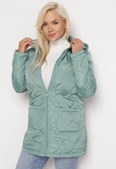Куртка больших размеров женская Aurora, зеленая цена и информация | Женские куртки | kaup24.ee