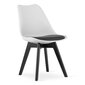 2-tooli komplekt Mark, must/valge hind ja info | Söögitoolid, baaritoolid | kaup24.ee