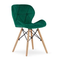 3-tooli komplekt Lago, roheline hind ja info | Söögilaua toolid, köögitoolid | kaup24.ee