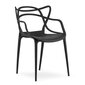 2-tooli komplekt Kato, must цена и информация | Söögilaua toolid, köögitoolid | kaup24.ee