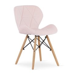 Набор из 2 стульев Lago, розовый цена и информация | Стулья для кухни и столовой | kaup24.ee