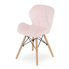 3-tooli komplekt Lago, roosa hind ja info | Söögilaua toolid, köögitoolid | kaup24.ee