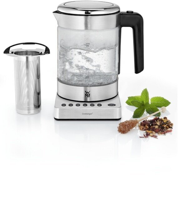 Tee- ja veekeetja WMF KITCHENminis Tea/kettle, Glass/steel hind ja info | Veekeetjad | kaup24.ee