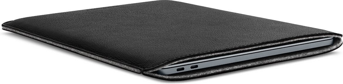 Kaitseümbris Woolnut Leather Sleeve 13" MacBook Pro & Air, must цена и информация | Arvutikotid | kaup24.ee