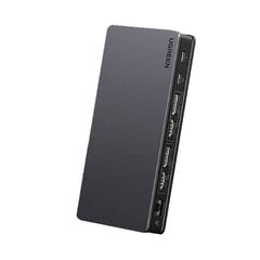 Адаптер HUB UGREEN CM615 USB-C на 2x USB-A, 1x USB-C 3.1, 2x HDMI, 2x DP, SD/TF, RJ45 цена и информация | Адаптеры и USB-hub | kaup24.ee