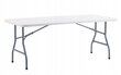 Folding catering table suitcase 180x70x74 white hind ja info | Köögi- ja söögilauad | kaup24.ee