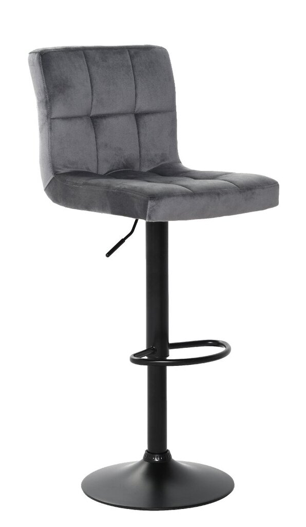 Gray velvet metal bar stool hind ja info | Söögitoolid, baaritoolid | kaup24.ee