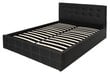 Cleo Bed Frame With Container, 215x162x30cm, Gray Color цена и информация | Voodid | kaup24.ee