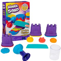 Kineetilise liiva komplekt Rainbow koos tarvikutega цена и информация | Развивающие игрушки | kaup24.ee