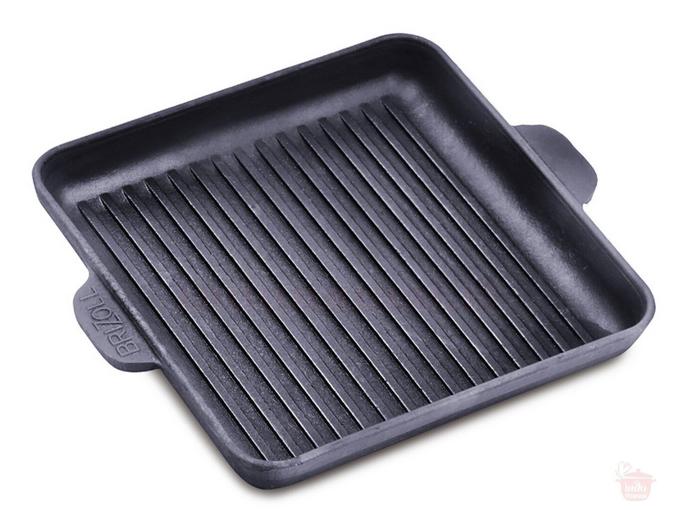 Brizoll Malmist grillpann puidust kandikuga HoReCa, 18x18 cm hind ja info | Pannid | kaup24.ee