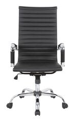 Swivel Office Armchair David Black, Tilt, 54x61.5x105.5/115.5cm, Pu, Base цена и информация | Офисные кресла | kaup24.ee