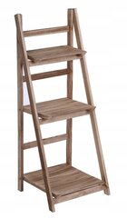 Flower stand folding bookcase wooden ladder 3 hind ja info | Redelid | kaup24.ee