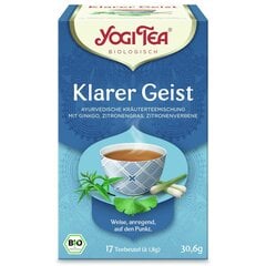 Пряный чай Ginkgo Klarer Geist, Yogi Tea, 17 пакетиков цена и информация | Чай | kaup24.ee