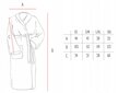 Spiin Robe Unisex A619, must hind ja info | Naiste hommikumantlid | kaup24.ee