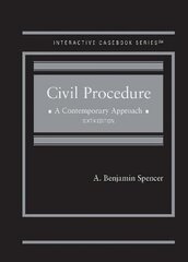 Civil Procedure: A Contemporary Approach - CasebookPlus 6th Revised edition hind ja info | Majandusalased raamatud | kaup24.ee