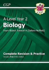 A-Level Biology: Edexcel A Year 2 Complete Revision & Practice with Online Edition: Exam Board: Edexcel A (Salters-Nuffield) Online ed цена и информация | Книги по экономике | kaup24.ee