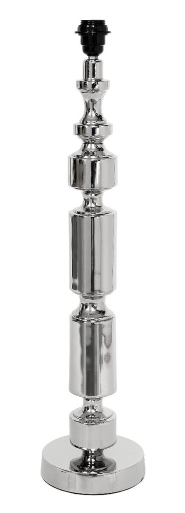 TABLE LAMP BASE ASTAIRE TOTEM 18X18X68CM NICKIEL SILVER hind ja info | Laualambid | kaup24.ee