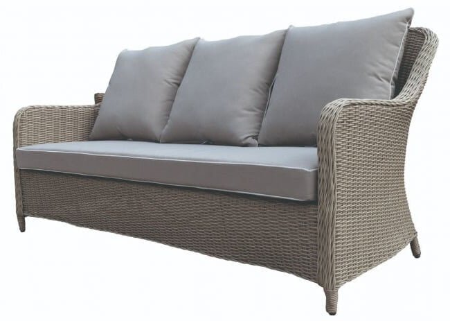 SOFA GRACE 3-SEATER 190X82X90 BRIGHT GREY PILLOW WHITE GREY цена и информация | Aiatoolid | kaup24.ee