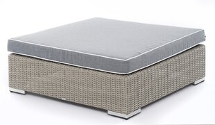 FOOTREST CLOUD 100X100X33 BRIGHT GREY PILLOW GREY hind ja info | Kott-toolid, tumbad, järid | kaup24.ee