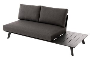 Садовый диван Bart, серый/черный цена и информация | Садовые стулья, кресла, пуфы | kaup24.ee