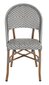 CHAIR TEO 49X57X88CM ALUMINUM BAMBOO EKORATTAN GRAY WHITE hind ja info | Aiatoolid | kaup24.ee