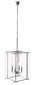 HANGING LAMP CHRISTY 38X38X57CM STEEL NICKEL, ACRYLIC hind ja info | Rippvalgustid | kaup24.ee