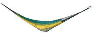 LAYING HAMMOCK ALICANTE 200X100CM BLUE GREEN YELLOW цена и информация | Гамаки | kaup24.ee