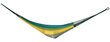 LAYING HAMMOCK ALICANTE 200X100CM BLUE GREEN YELLOW цена и информация | Võrkkiiged | kaup24.ee