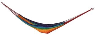 LAYING HAMMOCK ALICANTE 200X100CM RED GREEN hind ja info | Võrkkiiged | kaup24.ee