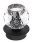 HANGING LAMP PRISM 14X14X12CM STEEL BLACK CRYSTAL hind ja info | Laelambid | kaup24.ee