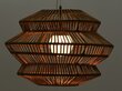 LAMP KANOBO ŚR68X32 ECORATTAN NATURAL цена и информация | Rippvalgustid | kaup24.ee