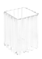 CANDLE HOLDER CRYSTAL BARS 13X13X17CM CRYSTAL цена и информация | Подсвечники, свечи | kaup24.ee