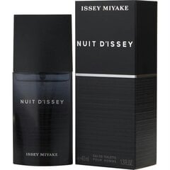 Tualettvesi Issey Miyake Nuit d'issey Pour Homme EDT meestele 40 ml цена и информация | Мужские духи | kaup24.ee